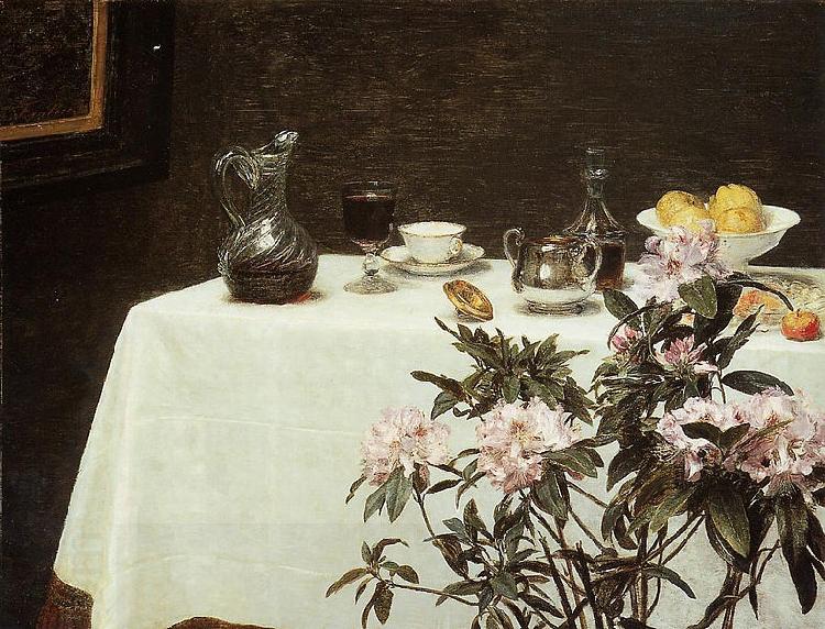 Henri Fantin-Latour Still Life, Corner of a Table China oil painting art